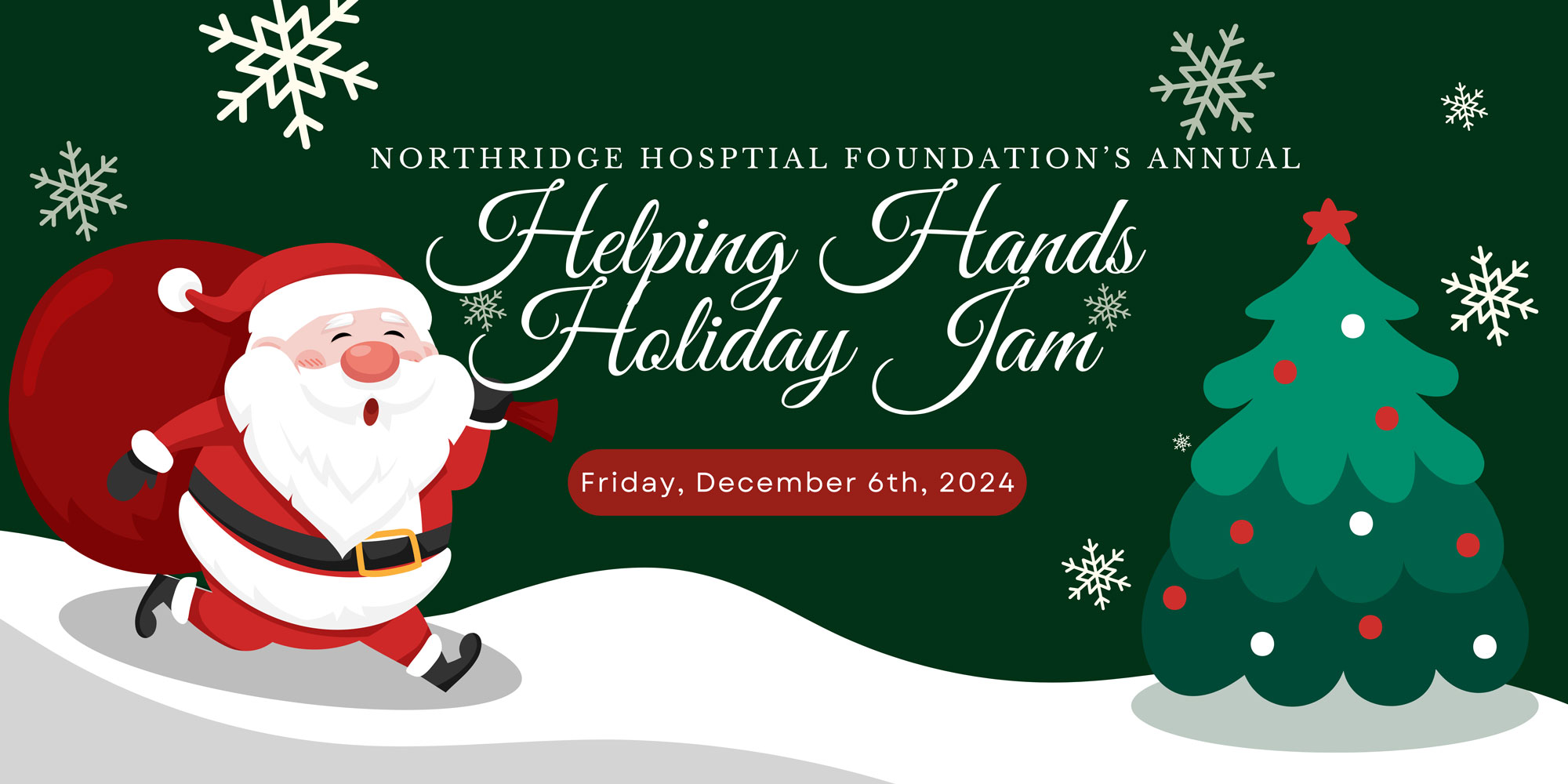 Helping Hands Holiday Jam Banner for 2024