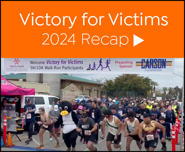 Victory for Victims - Recap - with starting line and runners from 2024 event