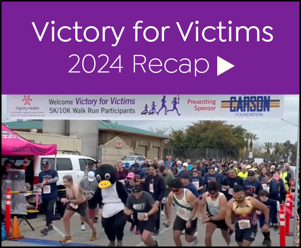 Victory for Victims - Recap - with starting line and runners from 2024 event